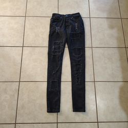 Mens Distressed Skinny Jeans