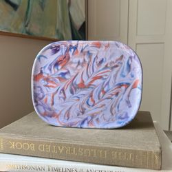 Handcrafted Ceramic Trinket Dish ( 9”x 7” ) firm on price