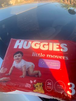 Huggies littler movers diapers size 3
