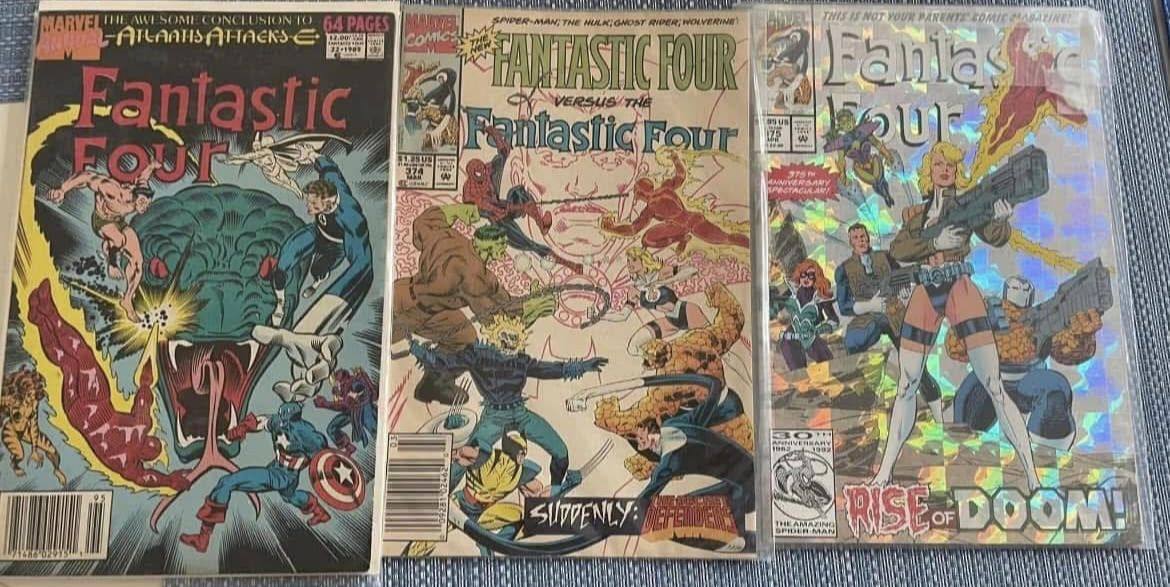 3 Fantastic Four comics 