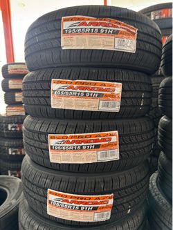 ✅195/65/15 vendo set de llantas nuevas Arroyo