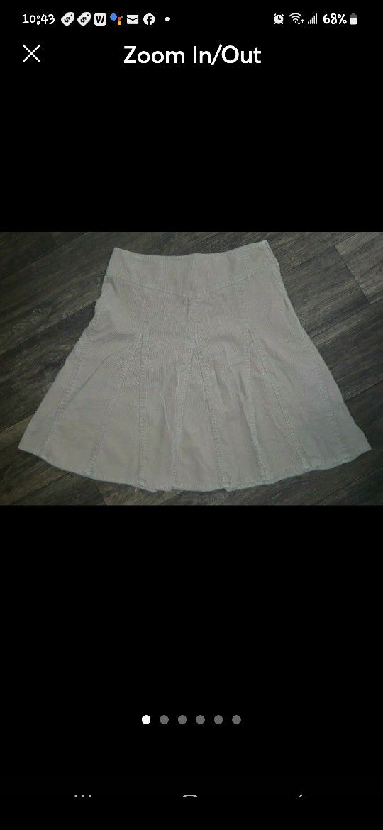Corduroy Skirt