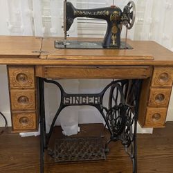 1900 Vintage SINGER SEWING MACHINE ANTIQUE