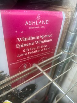 Ashland Windham Spruce 6 ft Pre-Lit Christmas Tree