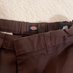 Blue & Brown Dickies Kids Dress Pants