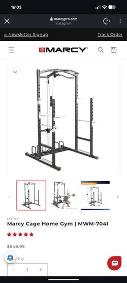Marcy rack and cable machine with adjustable bench