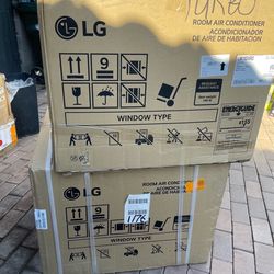 LG 18,000 BTU 208/230V Window Air Conditioner Cools 1,000 Sq. Ft. with Remote, Dehumidifier and in White380 Each