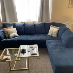 Navy Blue Couch 