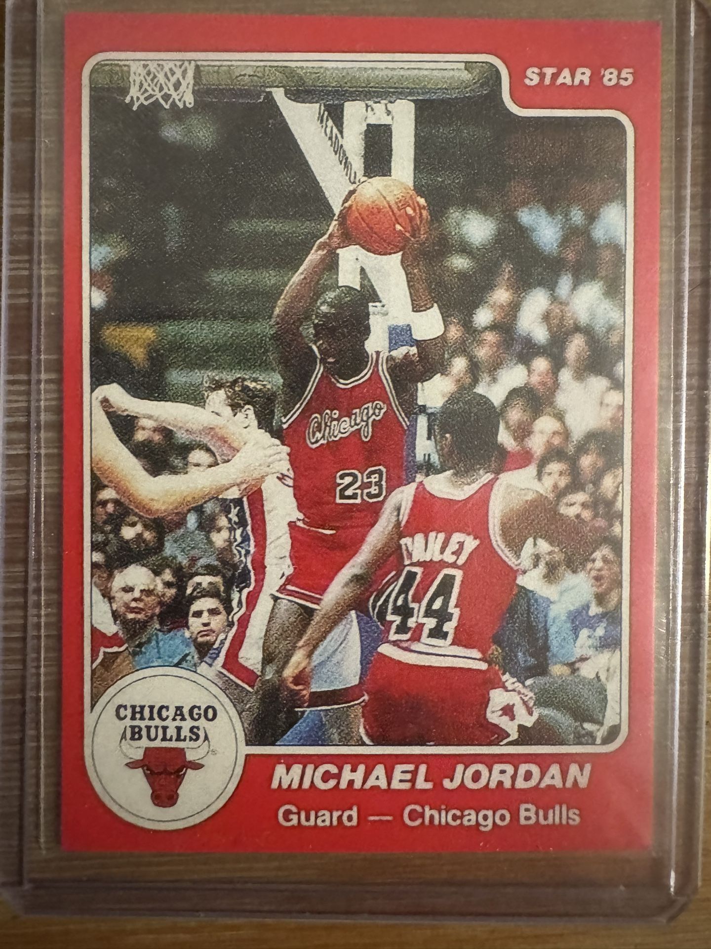 Michael Jordan 1985 Star Card