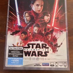 Star Wars The Last Jedi Blu-Ray Disc & Digital Copy *NEW*