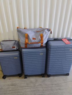 Luggage Set of 5 pieces Sky Blue