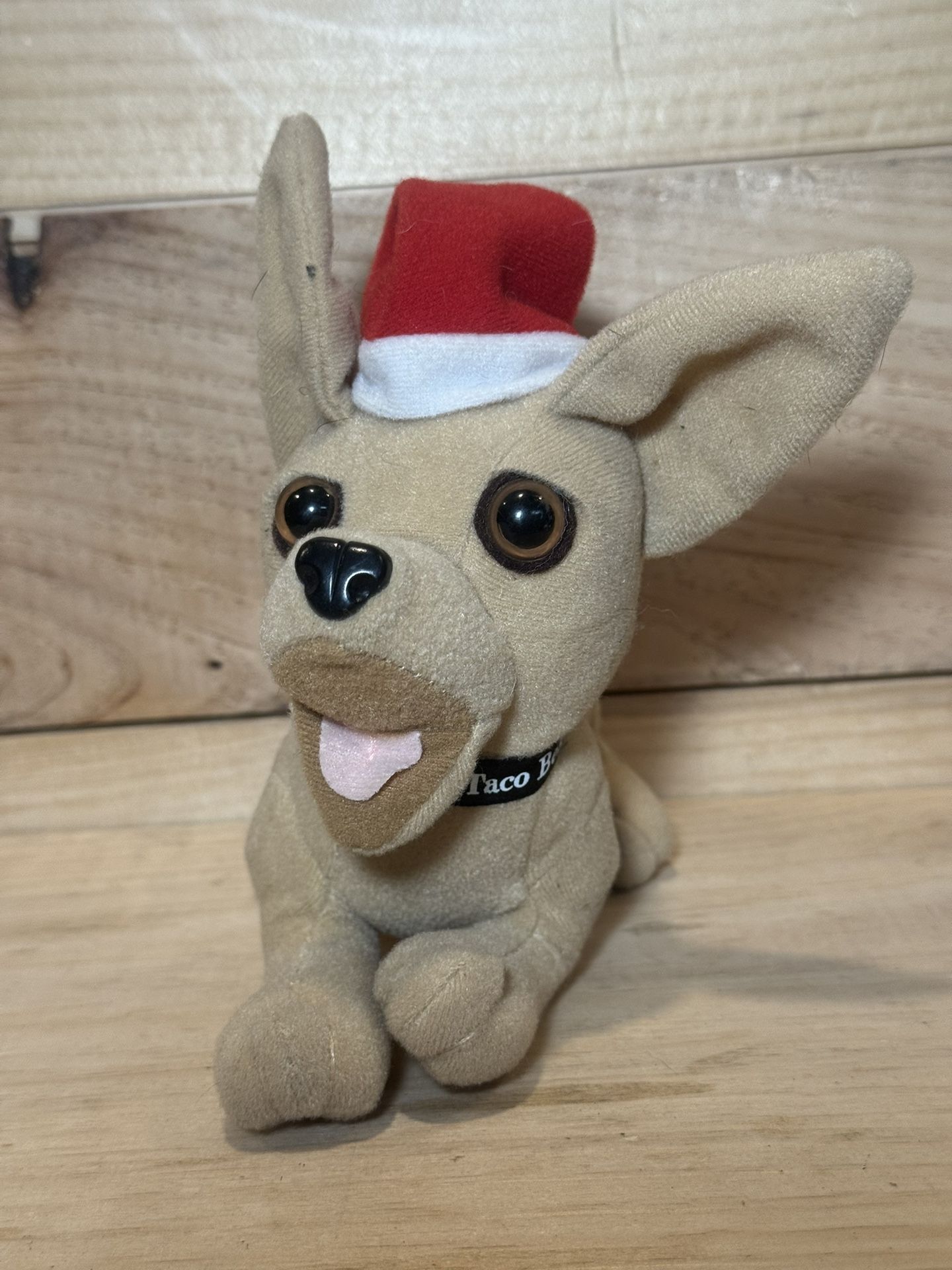 Plush Christmas Taco Bell Dog NO VOICE