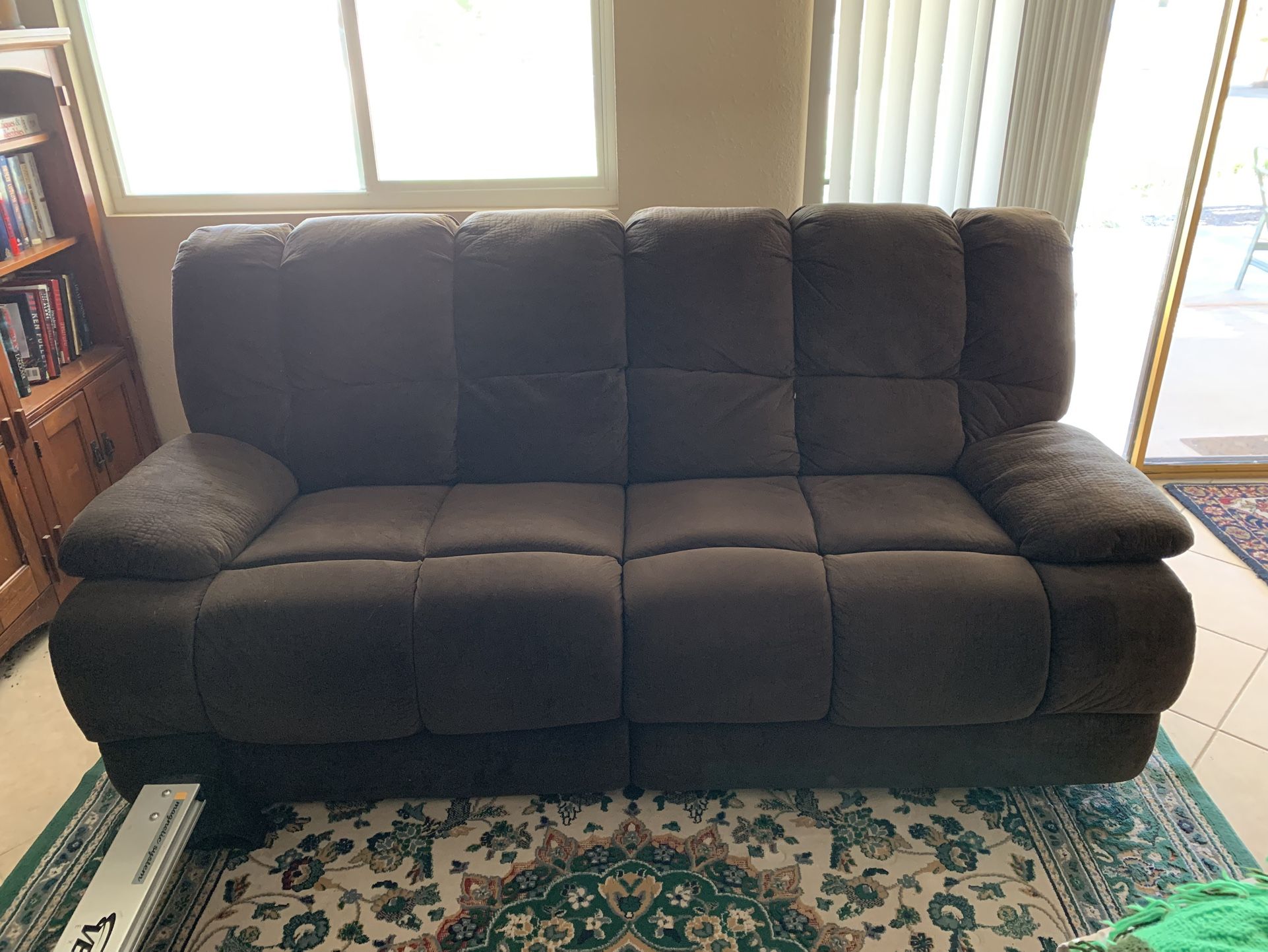 7 Foot Long Electric Reclining Sofa