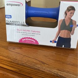 Dumbbells, 3 Lbs Each, Set Of 2