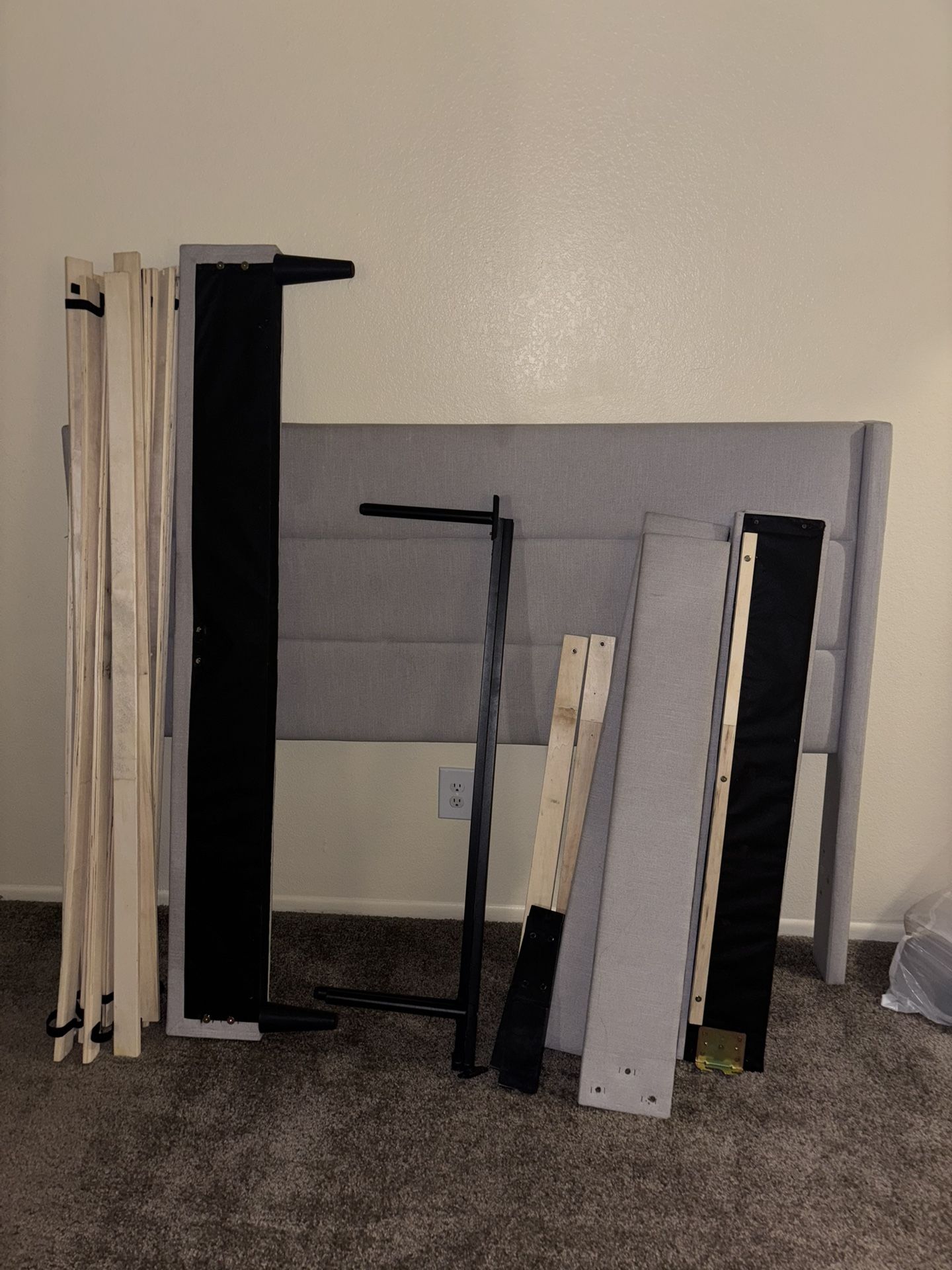 Grey Queen Bed Frame