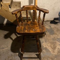 Wood Bar Stool