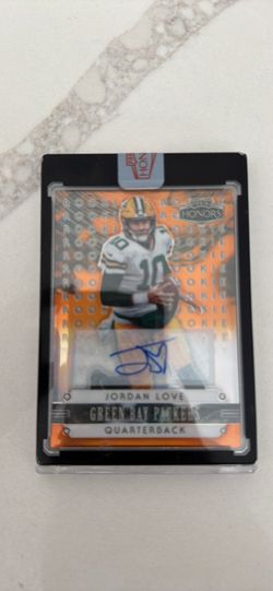 2020 Panini Honors Jordan Love Rookie Prizm Auto #4 10/25 Green Bay Packers