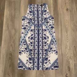 Banana Republic Blue Floral Dress
