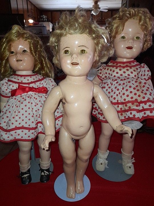Vintage Ideal Composition Shirley Temple Doll Dolls