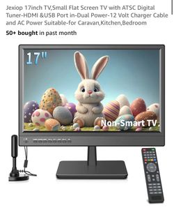 Jexiop 17inch TV,Small Flat Screen TV