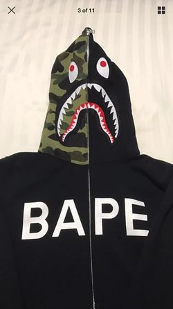 Bape Shark Hoodie sz L