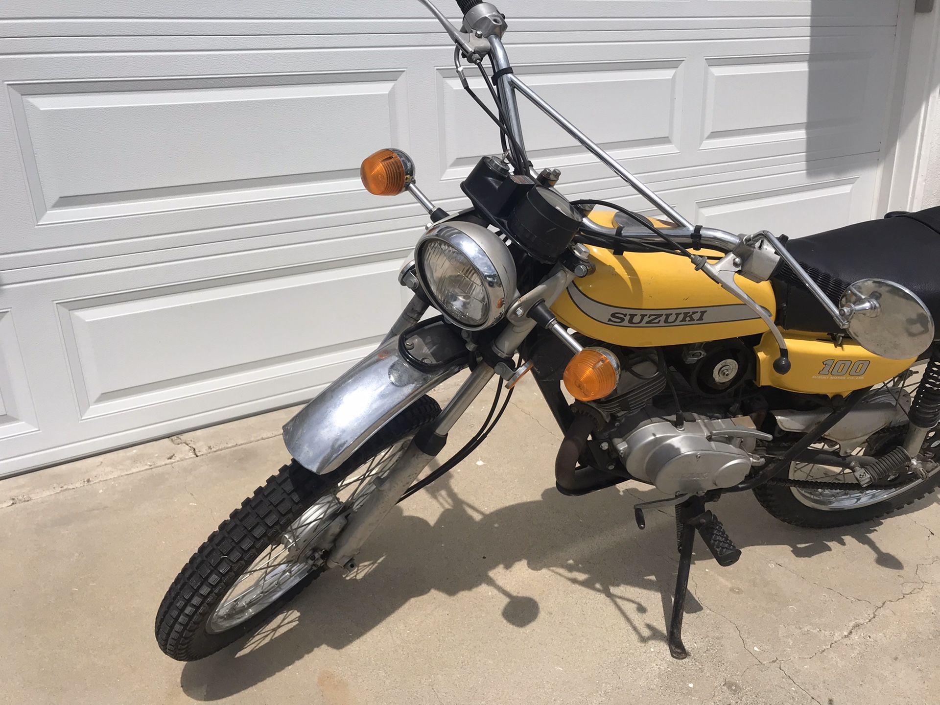 1974 Suzuki TC100 Motorcycle