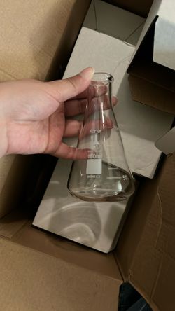 Chemistry beaker in cylinders
