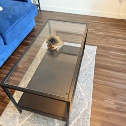 Metal And Glass Table Set
