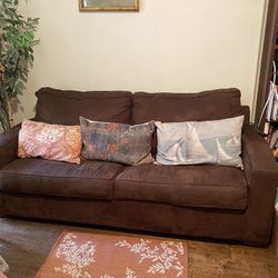 FREE- Brown Sofa Bed- Great Condition 