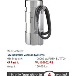 Industrial Vacuum Cleaner Great For Garages Or Workshops. 