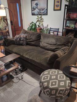 Large Moss Green Couch