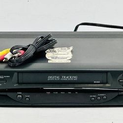 Symphonic VCR Video Cassette Recorder 4 Head VHS Player