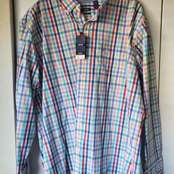 Mens Button Down Long Sleeve