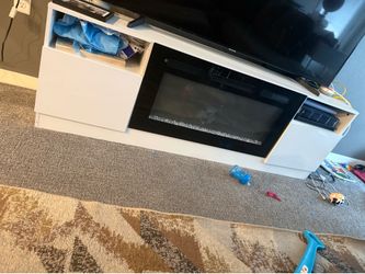 Fireplace TV stand