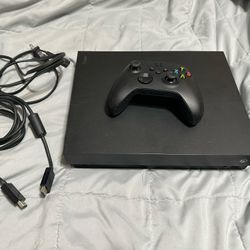Xbox One X with Controller
