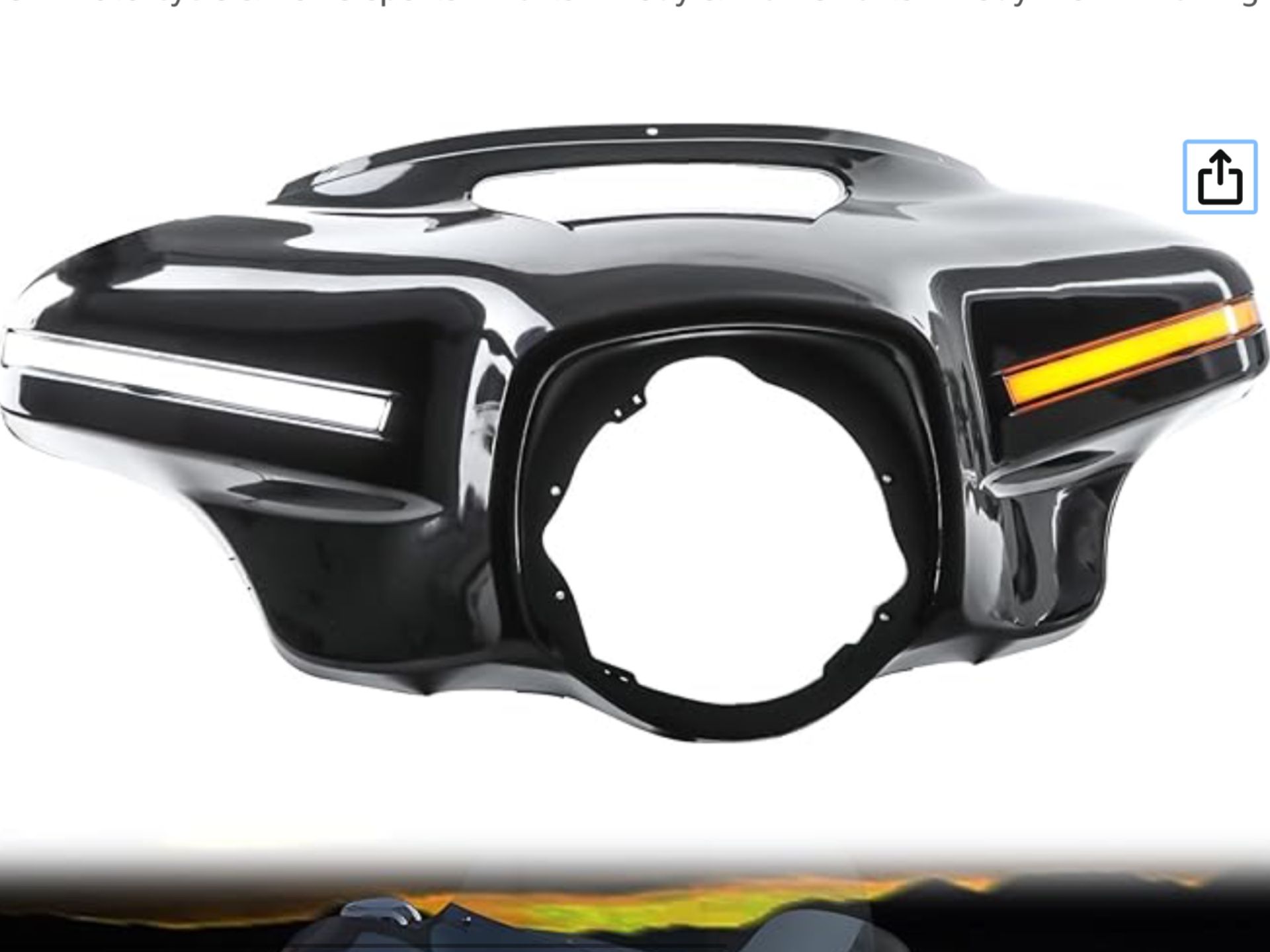 Harley Davidson Batwing Fairing Upgrade