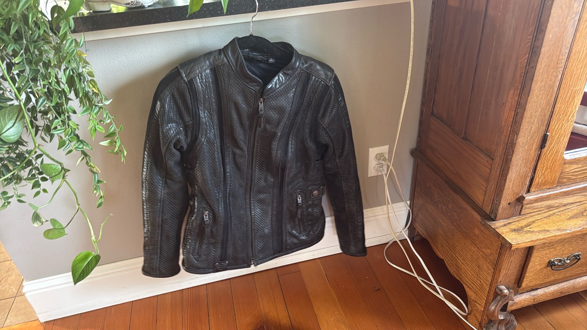  Woman’s Harley  leather Coat