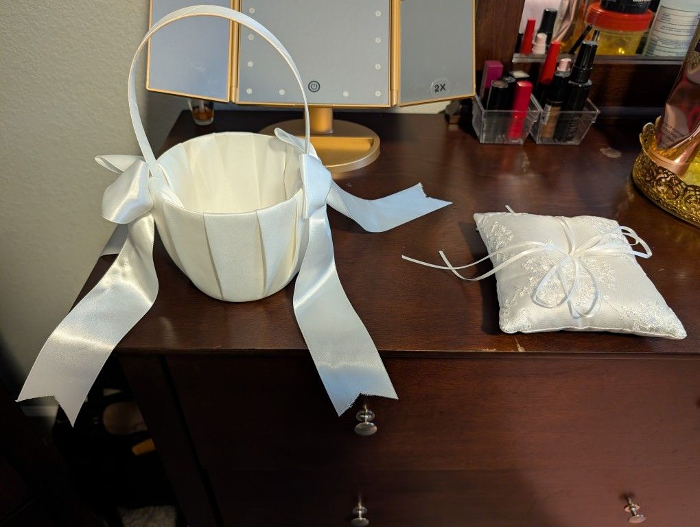 Flower Girl Basket,Ring Bearer's Pillow