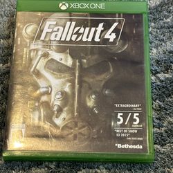 Fallout 4 Xbox one game 