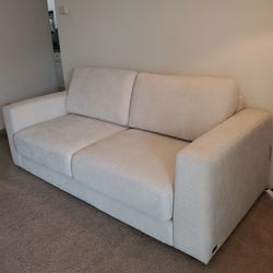 Beige Stain Resistant Sofa