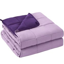 Weighted Blanket for Adults (20 lbs, 48" x 72", Purple)(new)