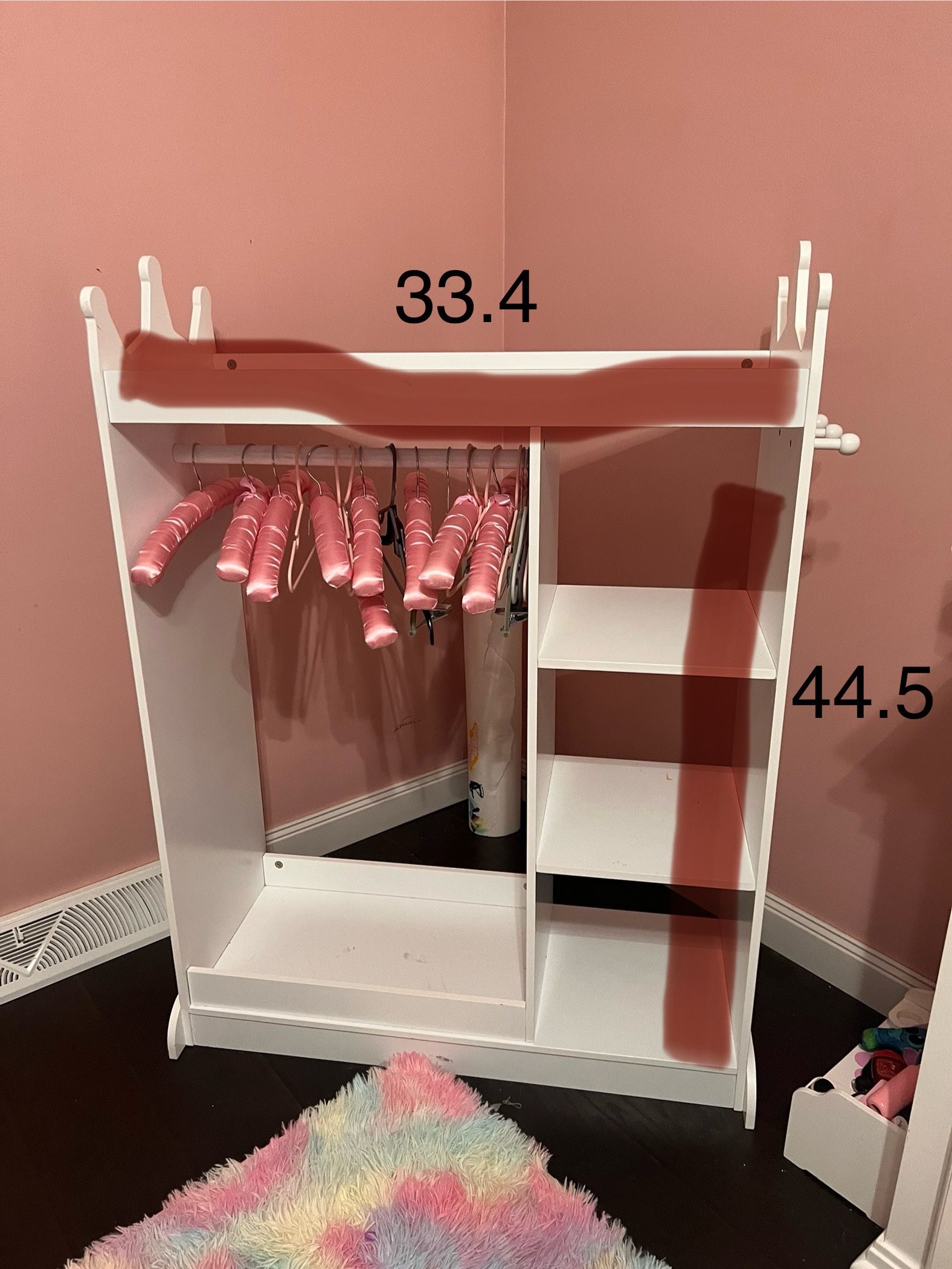Kids Dress Up Wardrobe Storage