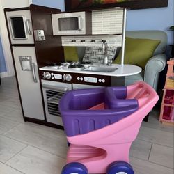 Pink /purple xtra lg shopping cart