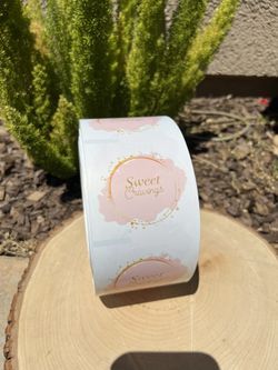 LABELS FOR BUSINESS advertising Cups Drinks Hydro Flasks Cosmetics Party Goody Bags taco guy stickers bakery