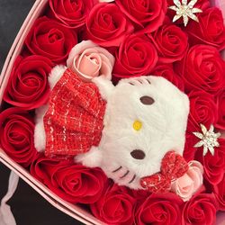 Hello Kitty The Rose Bear Heart