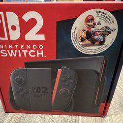 Nintendo Switch 2 Console Mario Kart Game Brand New Sealed 
