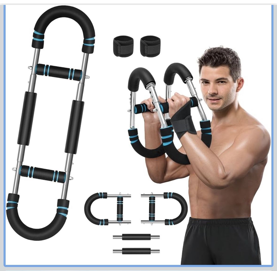 Twister Arm Trainer Workout Equipment with 2pcs Wrist Brace