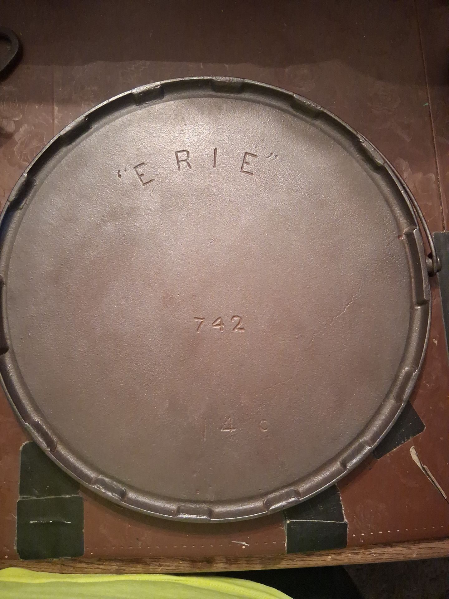 14' ERIE exsteamley rare bail handle rare Great piece.
