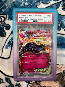 2021 Pokémon Japanese Xerneas Ex 25th Anniversary PSA 10