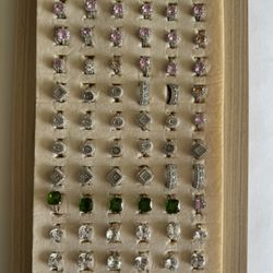 Sterling silver 925 guarantee rings